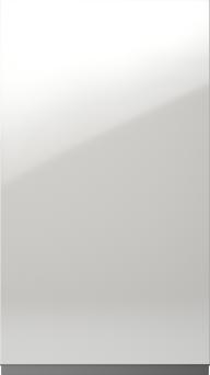Lacquered door, Variant, TML874A, White, highgloss  (ph41 black handle)