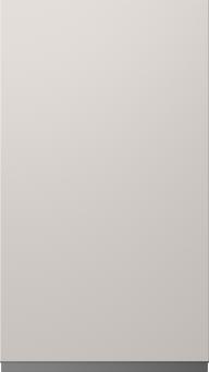 Lacquered door, Variant, TML874A, Light grey, satin  (ph41 black handle)