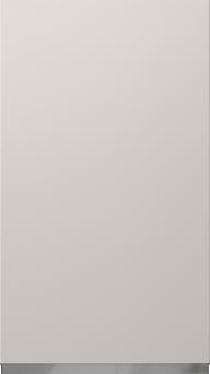 Lacquered door, Variant, TML874A, Light grey, satin  (ph50 MetalGrey handle)