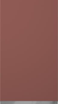 Lacquered door, Variant, TML874A, Rusty red, matt  (ph50 MetalGrey handle)