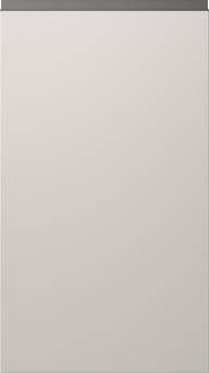 Lacquered door, Variant, TML874Y, Light grey, satin  (ph41 black handle)