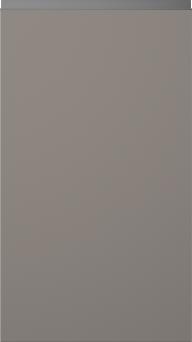 Lacquered door, Variant, TML874Y, Fossil grey, matt  (ph41 black handle)