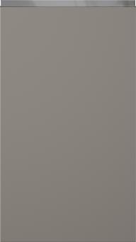 Lacquered door, Variant, TML874Y, Fossil grey, matt  (ph50 MetalGrey handle)