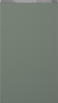 Lacquered door, Variant, TML874Y, Reed green, matt  (ph50 MetalGrey handle)
