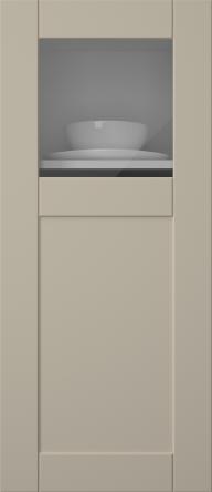 Painted door, Simple, TMU13KPOLA, Dune (clear glass)