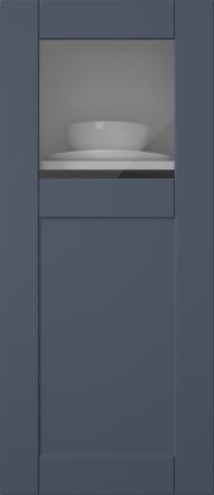 Painted door, Simple, TMU13KPOLA, Ocean (clear glass)