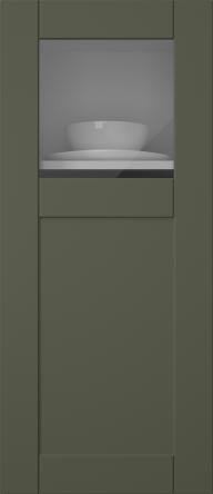 Painted door, Simple, TMU13KPOLA, Moss (clear glass)
