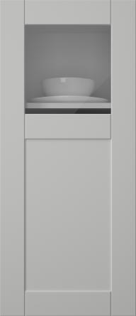 Painted door, Simple, TMU13KPOLA, Light Grey (clear glass)
