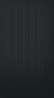 Painted door, Groove, TMU73, Black