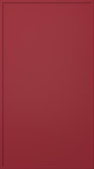 Birch door, Rim, TP12P, Cranberry