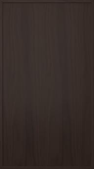Oak door, Rim, TP12P, Dark brown
