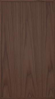 Oak door, Rim, TP12P, Pecan