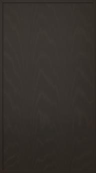 Oak door, Rim, TP12P, Dark chocolate