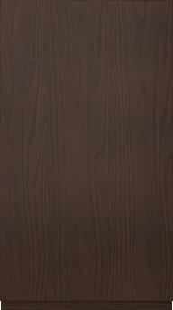 Oak door, M-Living, TP26PSA, Dark brown