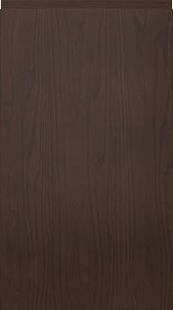 Oak door, M-Living, TP26PSY, Dark brown