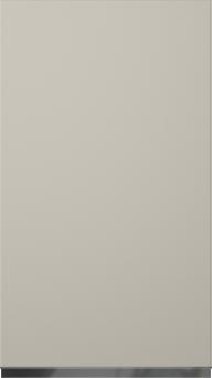 Birch door M-Classic TP43P4A, Cement (ph50 MetalGrey handle)