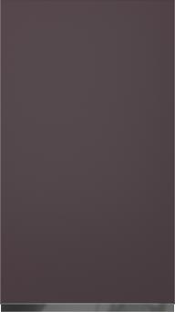 Birch door M-Classic TP43P4A, Aubergine (ph50 MetalGrey handle)