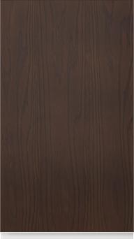 Oak door M-Classic TP43P4A, Dark brown (ph49 white handle)