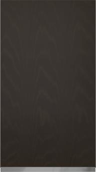 Oak door M-Classic TP43P4A, Dark chocolate (ph50 MetalGrey handle)