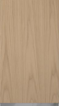 Oak door M-Classic TP43P4A, Untreated (ph50 MetalGrey handle)