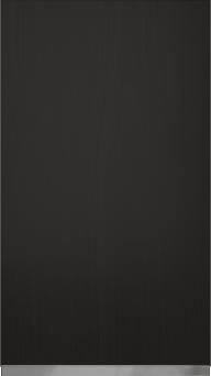 Oak door M-Classic TP43P4A, Black (ph50 MetalGrey handle)