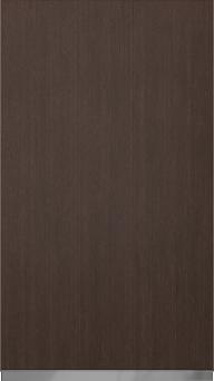 Special veneer door M-Classic TP43P4A, Dark brown (ph50 MetalGrey handle)