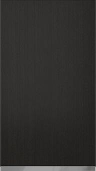 Special veneer door M-Classic TP43P4A, Black (ph50 MetalGrey handle)