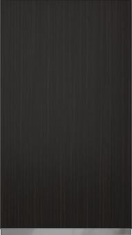 Special veneer door OakLook M-Classic TP43P4A, Black (ph50 MetalGrey handle)