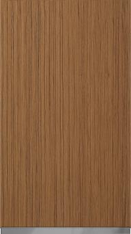 Special veneer door M-Classic TP43P4A, Oiled Teak burma (ph50 MetalGrey handle)