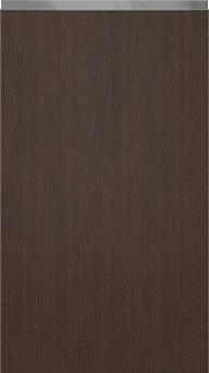 Special veneer door M-Classic TP43P4Y, Dark brown (ph50 MetalGrey handle)