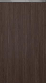 Special veneer door OakLook M-Classic TP43P4Y, Dark brown (ph50 MetalGrey handle)