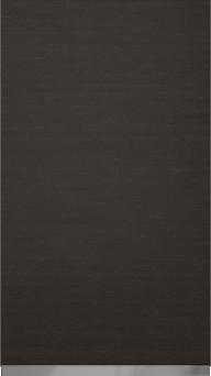 Special veneer door M-Classic TP43V4A, Dark chocolate (ph50 MetalGrey handle)