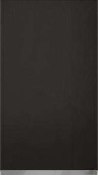 Birch door Classic TP47P4A, Black (ph50 MetalGrey handle)