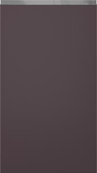 Birch door Classic TP47P4A, Aubergine (ph50 MetalGrey handle)