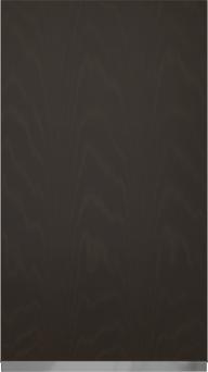 Oak door Classic TP47P4A, Dark chocolate (ph50 MetalGrey handle)
