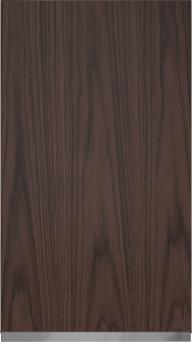 Oak door Classic TP47P4A, Hazelnut (ph50 MetalGrey handle)