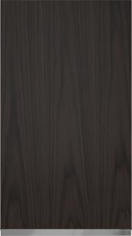 Oak door Classic TP47P4A, Espresso (ph50 MetalGrey handle)