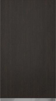 Special veneer door Classic TP47P4A, Dark chocolate (ph50 MetalGrey handle)