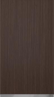 Special veneer door OakLook Classic TP47P4A, Dark brown (ph50 MetalGrey handle)