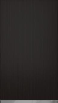 Special veneer door OakLook Classic TP47P4A, Dark chocolate (ph50 MetalGrey handle)