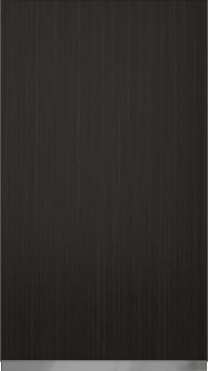 Special veneer door OakLook Classic TP47P4A, Black (ph50 MetalGrey handle)