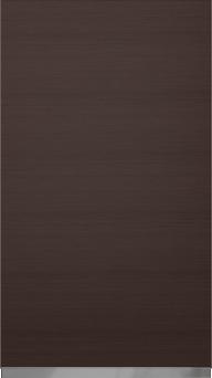 Oak door Classic TP47V4A, Dark brown (ph50 MetalGrey handle)