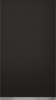 Oak door Classic TP47V4A, Black (ph50 MetalGrey handle)