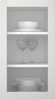 Birch door, Elegant, TP60LA, Translucent white (clear glass)