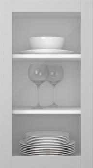 Birch door, Elegant, TP60LA, Horizon (clear glass)