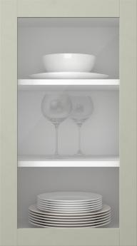 Birch door, Elegant, TP60LA, Sage (clear glass)