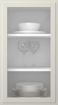 Birch door, Format, TP68LA, Chalk (clear glass)
