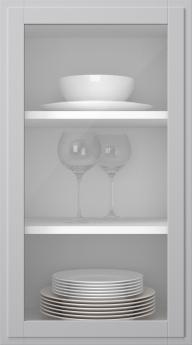 Birch door, Format, TP68LA, Light Grey (clear glass)
