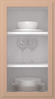 Birch door, Format, TP68LA, Almond (clear glass)