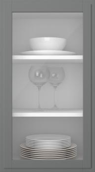 Birch door, Format, TP68LA, Dust Grey (clear glass)